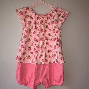 Strawberry romper